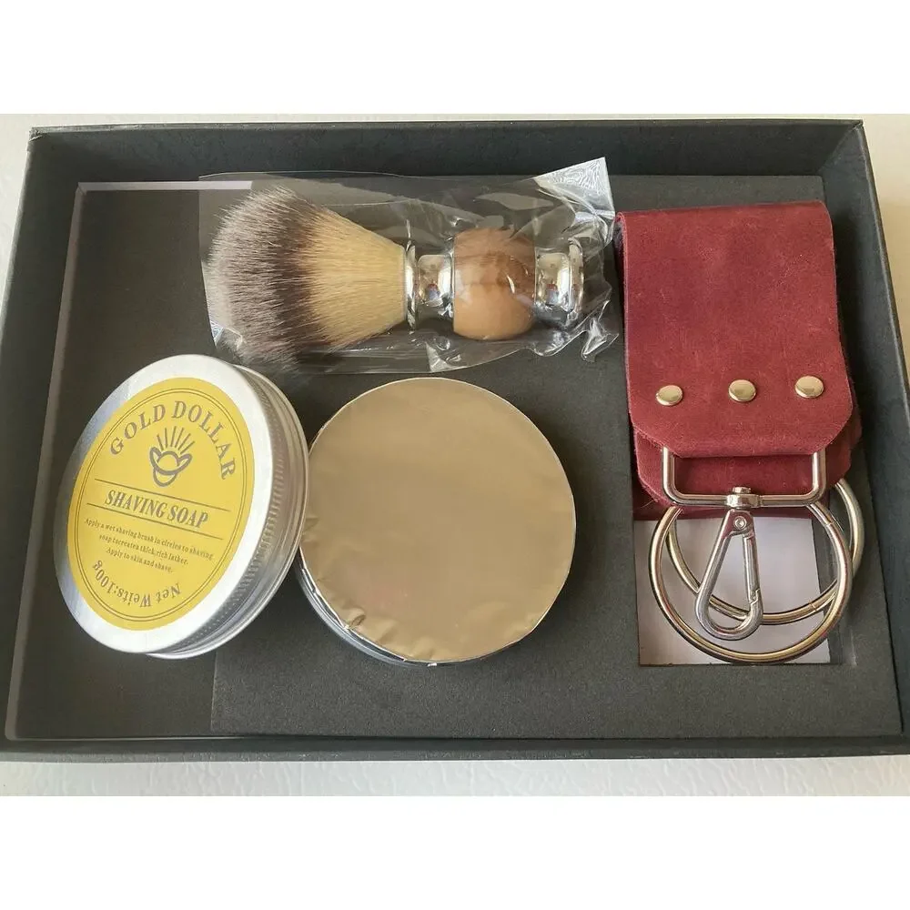 Gold Dollar Straight Razor Kit - Picture 3 of 3